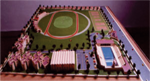 Bird's Eye View of State Level Sports Complex at Gomti Nagar, Lucknow